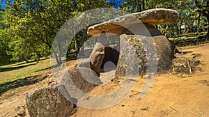 Megalithic Dolmen of Axeitos, Ribeira, Spain