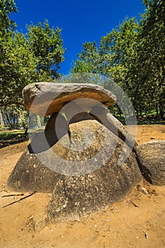 Megalithic Dolmen of Axeitos, Ribeira, Spain