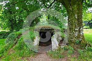 Megalithic dolmen in Brennilis