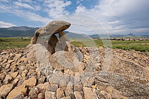 Megalithic Dolmen Chabola de la Hechicera, in La Guardia.