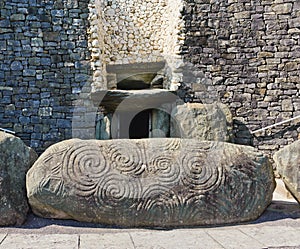 Megalithic Passage Tomb, Newgrange, Ireland photo