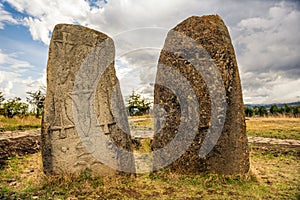 Megalithic Tiya stone pillars, Addis Ababa, Ethiopia