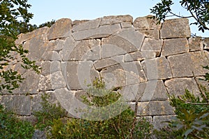 Megalithic wall