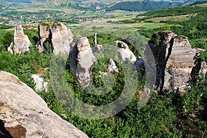 Megaliths in geological park photo