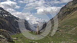 Megaliths in the Izas valley. photo