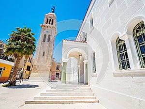 Megalos Antonios church in Rethymnon city on the Crete island, Greece photo