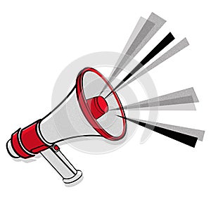 Megaphone vector photo