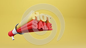 Megaphone 3d rendering with wording hot sale 3d rendering