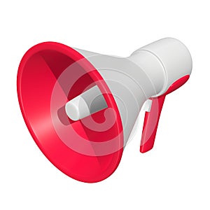 Megaphone or bullhorn for amplifying voice