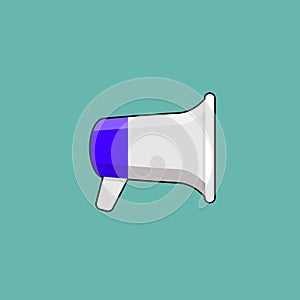 Megaphone design or bullhorn for amplifying