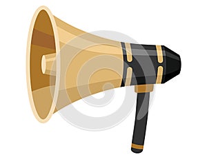 Megaphone icon. Amplify your message with this bold and attention-grabbing graphic. Perfect for marketing and