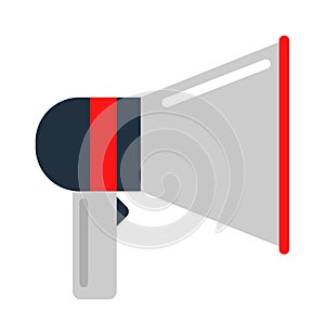 Megaphone icon vector illustration.