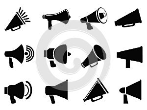 Megaphone icons photo