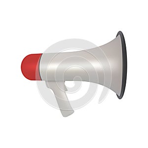 Megaphone isolated on white background