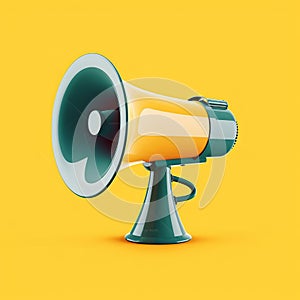 Megaphone, loudspeaker symbol. Advertising, marketing, news concept