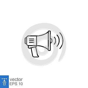 megaphone speaker ads. Noisy loudspeaker, mute and unmute volume symbol