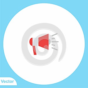 Megaphone vector icon sign symbol