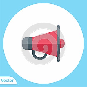 Megaphone vector icon sign symbol