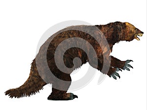 Megatherium Sloth Side Profile