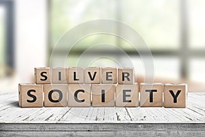 The megatrend Silver Society sign