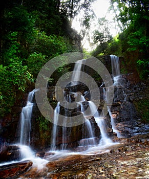 Meghalaya shillong water falls & x28; first tier fall& x29;