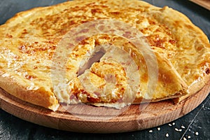 Megrelian Khachapuri with Melted Burnt Cheese