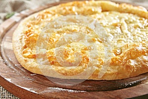 Megrelian Khachapuri with Melted Burnt Cheese