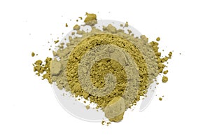 Mehendi or henna leaves and powder