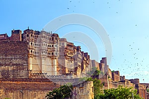 Meherangarh fort in jodhpur - india
