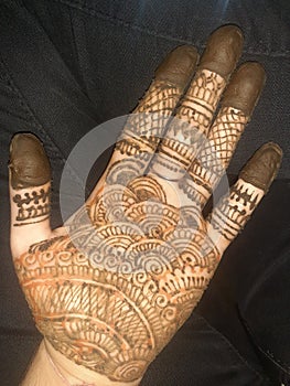 Mehndi is very much famous in India