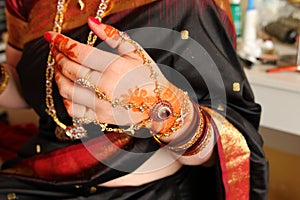 Mehndi on Wedding Day