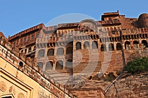 Mehrangarh fort entrance, India