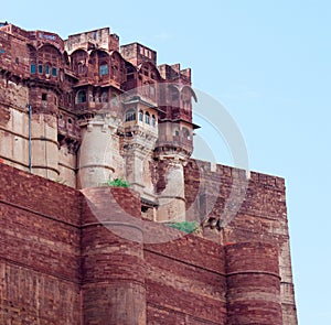 Mehrangarh Fort in Jodhpur, India