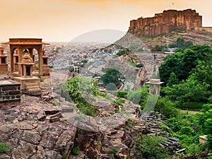 Mehrangarh fort, Jodhpur, Rajasthan, India