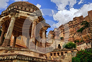 Mehrangarh Fort in Jodhpur, Rajasthan, India