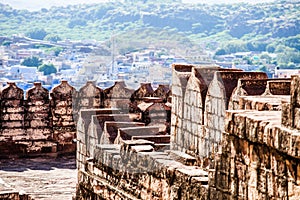 Mehrangarh Fort in Jodhpur, Rjasthan, India