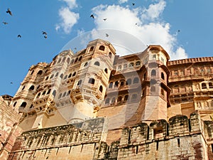 Mehrangarh or Mehran Fort in Jodhpur, Rajasthan, India