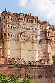 Mehrangarh or Mehran Fort in Jodhpur, Rajasthan, India