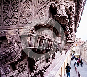 Mehrangarh or Mehran Fort, located in Jodhpur, Rajasthan, is one of the largest forts in India.