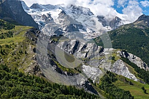 Meije glacier near la Grave (France)