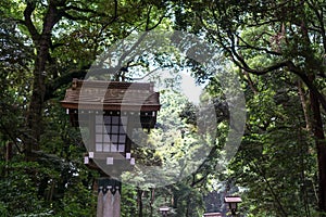 Meiji shrine lantern