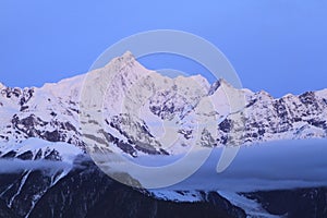 Meili mountain in shangrila