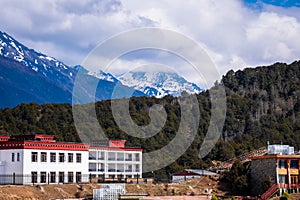 Meili Snow Mountain in Deqin, Yunnan, China