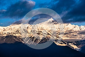 Meili Snow Mountain in Deqin, Yunnan, China