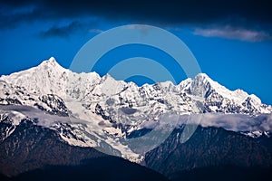 Meili Snow Mountain in Deqin, Yunnan, China