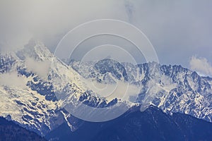 Meili snow mountain and glacier, Feilai temple, Deqing, Yunnan, China