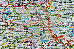 Meinerzhagen, Germany, on a road m