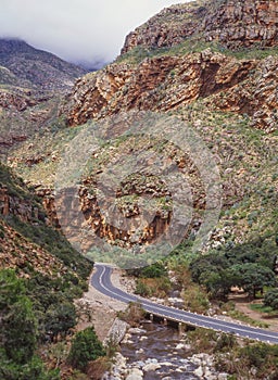 Meiringspoort Pass in South African