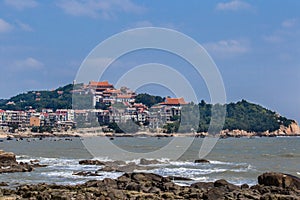 On Meizhou Island beaches and temples