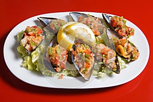 Mejillones rellenos